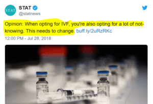 Dark side of IVF